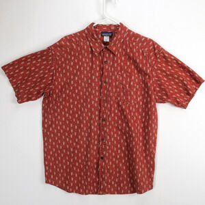 Patagonia Hemp Button Up Shirt Mens Large Tall Organic Cotton Outdoor